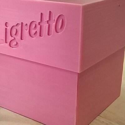 Ligretto card box  for 60mm x 90mm cards