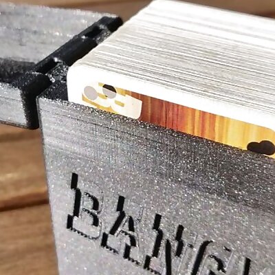 Compact Magnetic Bang! Card Game Holder