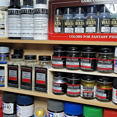 Hobby Paint Shelf