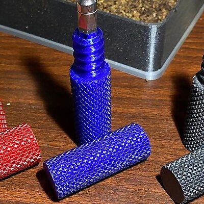 Knurled DynaVap Container for Most DynaVap Sizes