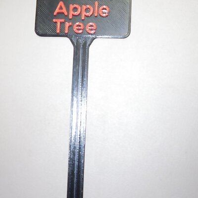 Plant Label Dwarf Apple Tree