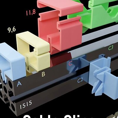 Cable Clips for 1515 extrusion