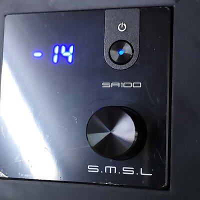 SMSL SA100 bluetooth amplifier flush wood rack mounting bracket insert