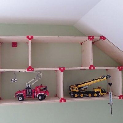 Stable shelf system