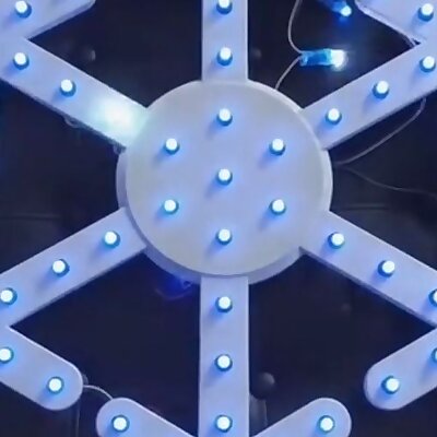 Snowflake to use with pixel LEDs