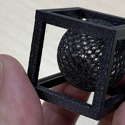 Voronoi Sphere inside a hollow cube