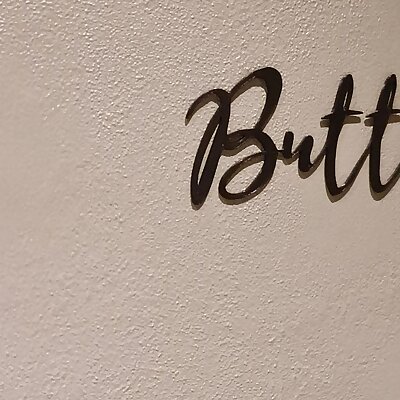 Sign Nice Butt