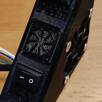 Prusa Box Enclosure  Noctua 40mm fan mount for Raspberry cooling