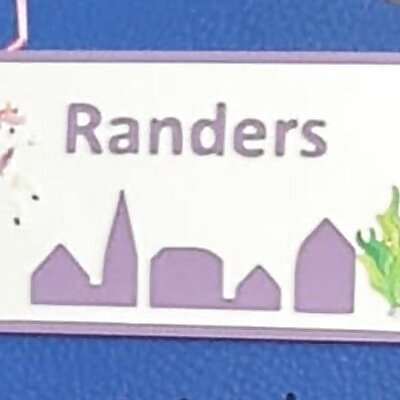Randers city sign