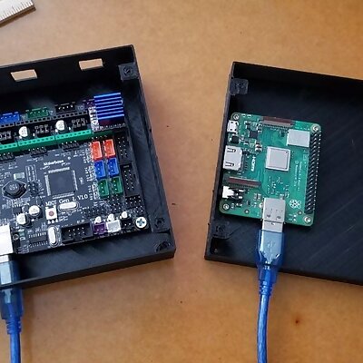 Modular Electronics Case stackable layers for MPCNC