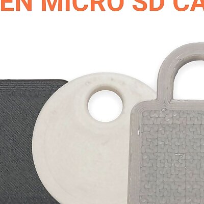 Micro SD Card Holder  Hidden  Tamper Evident