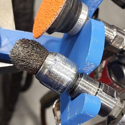 triple air grinder holder