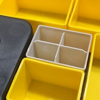 Small parts bins for Stanley 014725 25Removable Compartment Professional Organizer