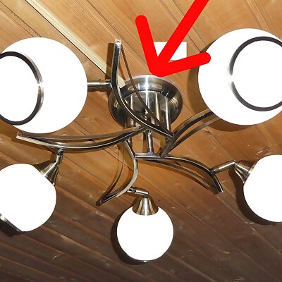 Ceiling lamp height extender spacer or external wires adapter