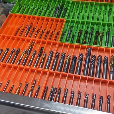 Endmill  Reamer  Drill storage containers