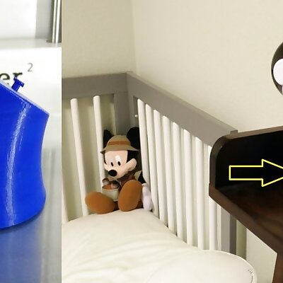 Baby Monitor Angled Support for Shelf