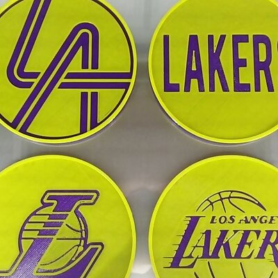 Los Angeles Lakers Coasters Set of 4