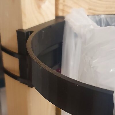 IKEA IVAR simple trash bag holder