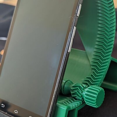 Phone Holder smooth tilt adjustment prints in place