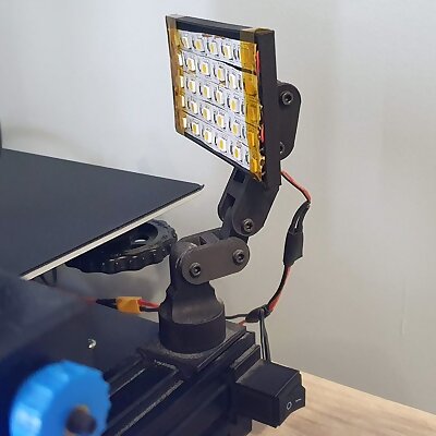 Ender 3 Movable LED Light Panel with OnOff Switch 4040 Profile