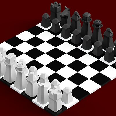 Minimalist Chess Set
