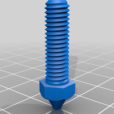 Money Saver Printable Nozzle Original ported from Thingiverse