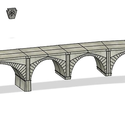 Phoenixville Viaduct Model Railroad Bridge