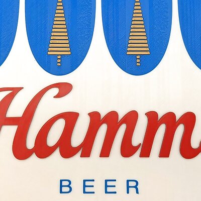 Vintage Hamms Beer Sign