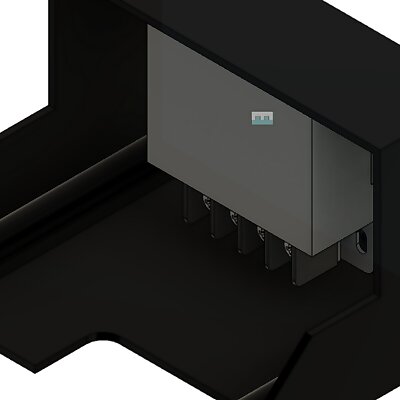 Delta PSU Cover with 5v DCDC converter mounts