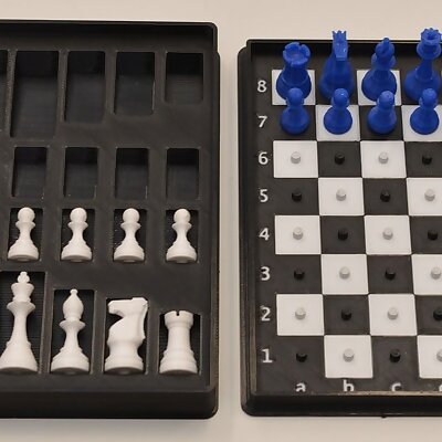 Travel Chess Set MMU Board and Alternative Case
