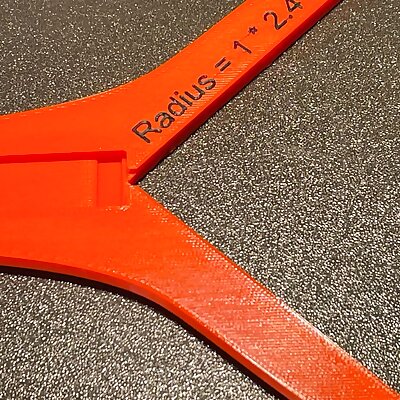 REMIX  Radius gauge for digital calipers