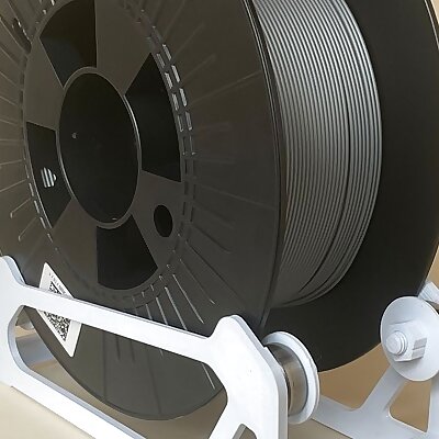 Space saving filament spool roller  suitable for width 50mm up to 82mm