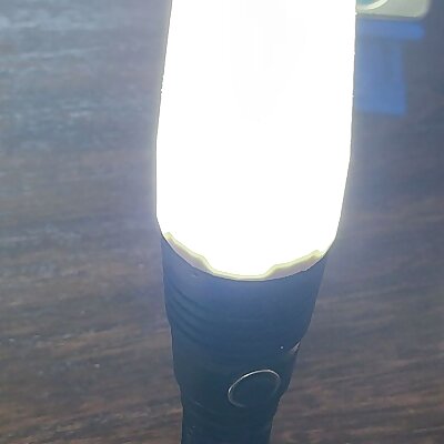 Flashlight Lantern Diffuser with Base