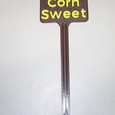 Plant Label Sweet Corn