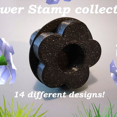 Flower Stamp Collection