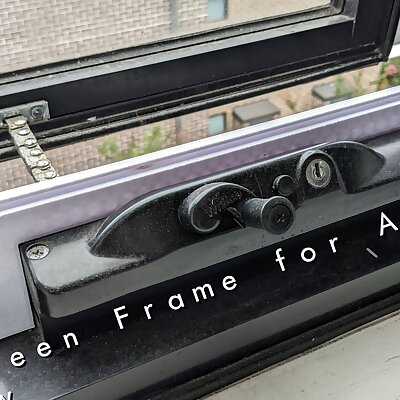 Flyscreen Frame for Awning Window