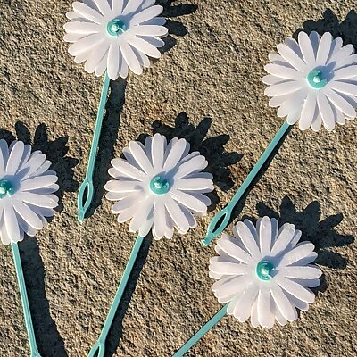 Daisy Chain DIY  Self assemble flowers