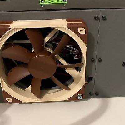Ratrig VMinion pannel of electronic case w120mm fan and 12V PSU