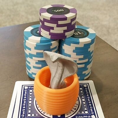 Charmed Snake Poker Card Capper