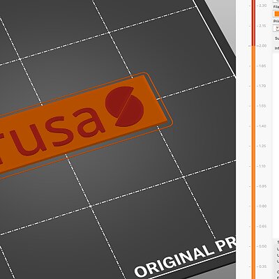 Prusa sign with logo