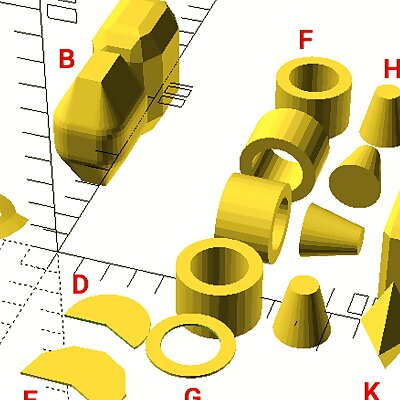 OpenSCAD Library for more basic shapes