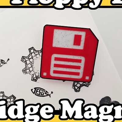 35 Floppy Disk Fridge Magnet