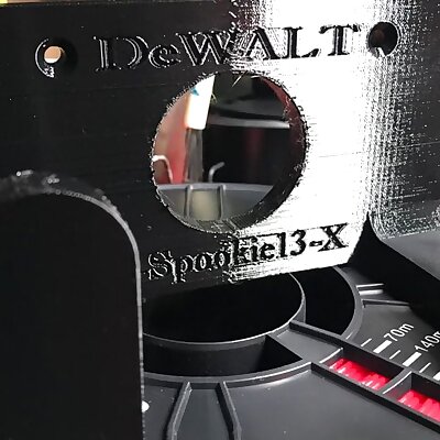 Dewalt 18v XR Drill Wall Mount from Thingiverse