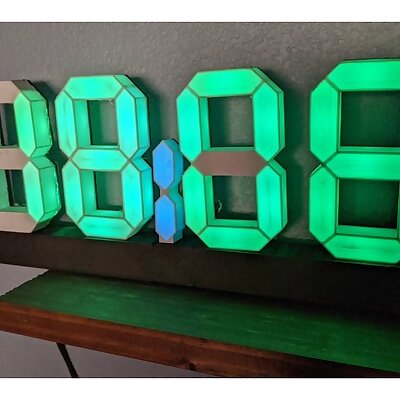 LED clock 7 segments