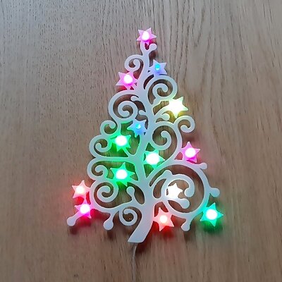 Christmas Tree with LEDs 2021