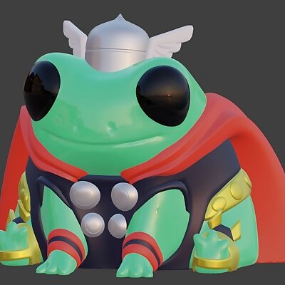 Fred the Frog but he is the God of Thunder