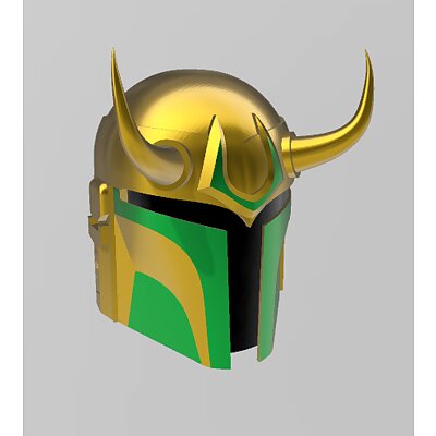 Loki Mandalorian Helmet