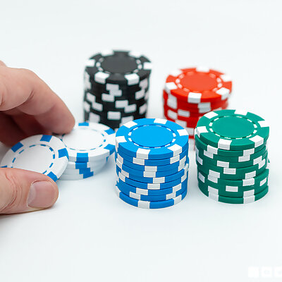 Dual Color Poker Chips