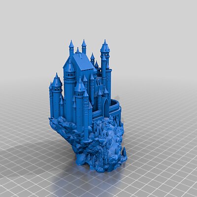 Fantasy castle hollowed 4mm wall