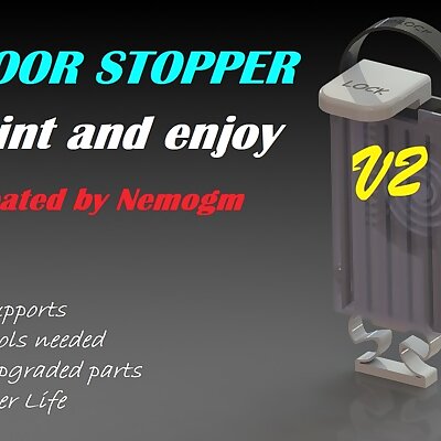 DOOR STOP V2  NEW DOOR STOPPER BY NEMOGM